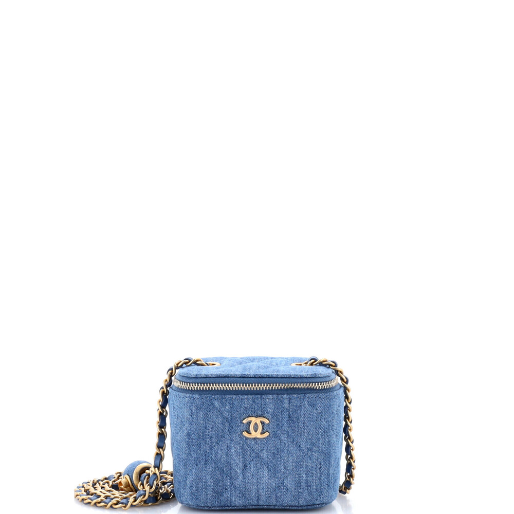 Chanel Mini Pearl Crush Vanity Case with Chain